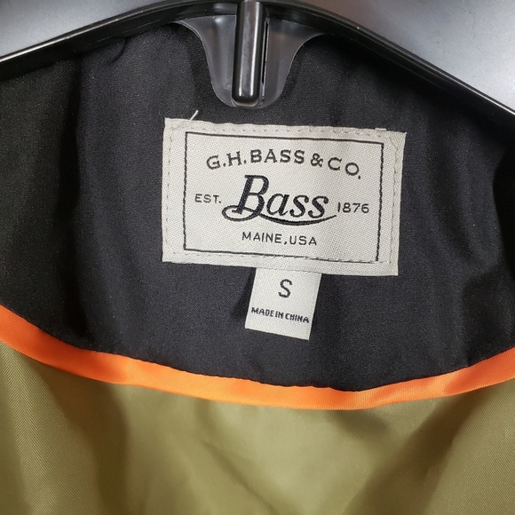 G.H. Bass & Co. Lightweight Black and Houndstooth Vest Sherpa collar size small - Picture 5 of 8